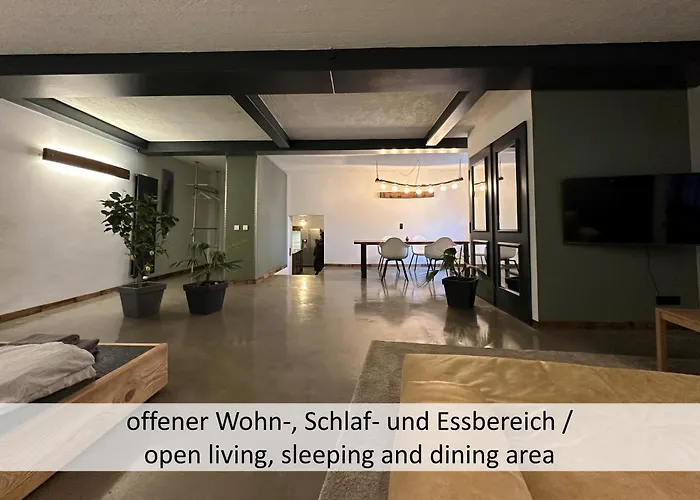Korn14 Loft - Parken, Kueche Apartment Freinsheim