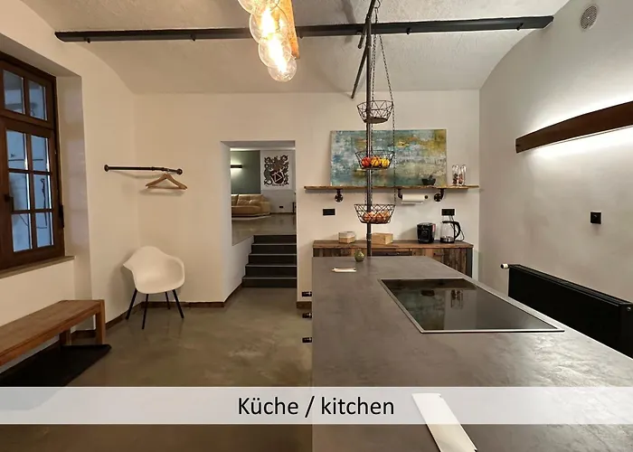 Korn14 Loft - Parken, Kueche Apartment Freinsheim